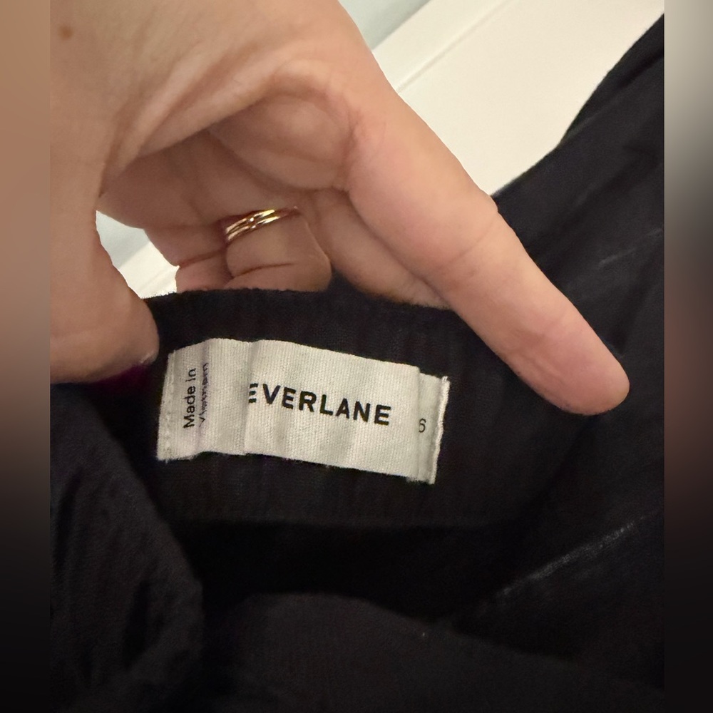 Everlane The Side Button Linen Jumpsuit Size 6 - Picture 7 of 10
